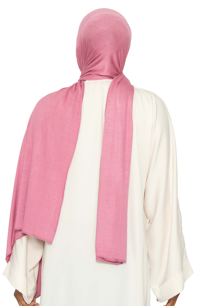 Jersey Hijab Rose | Al Shams Abayas 6