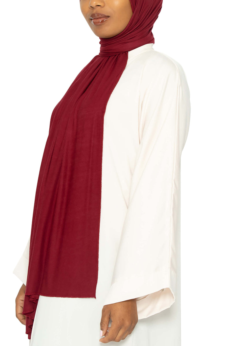 Jersey Hijab Wild Berry | Al Shams Abayas 3