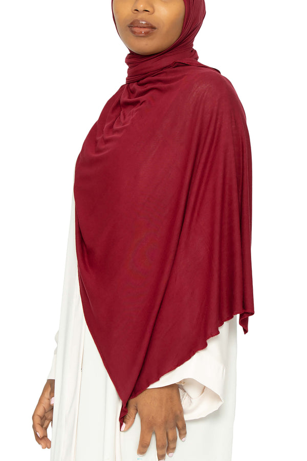 Jersey Hijab Wild Berry | Al Shams Abayas 2