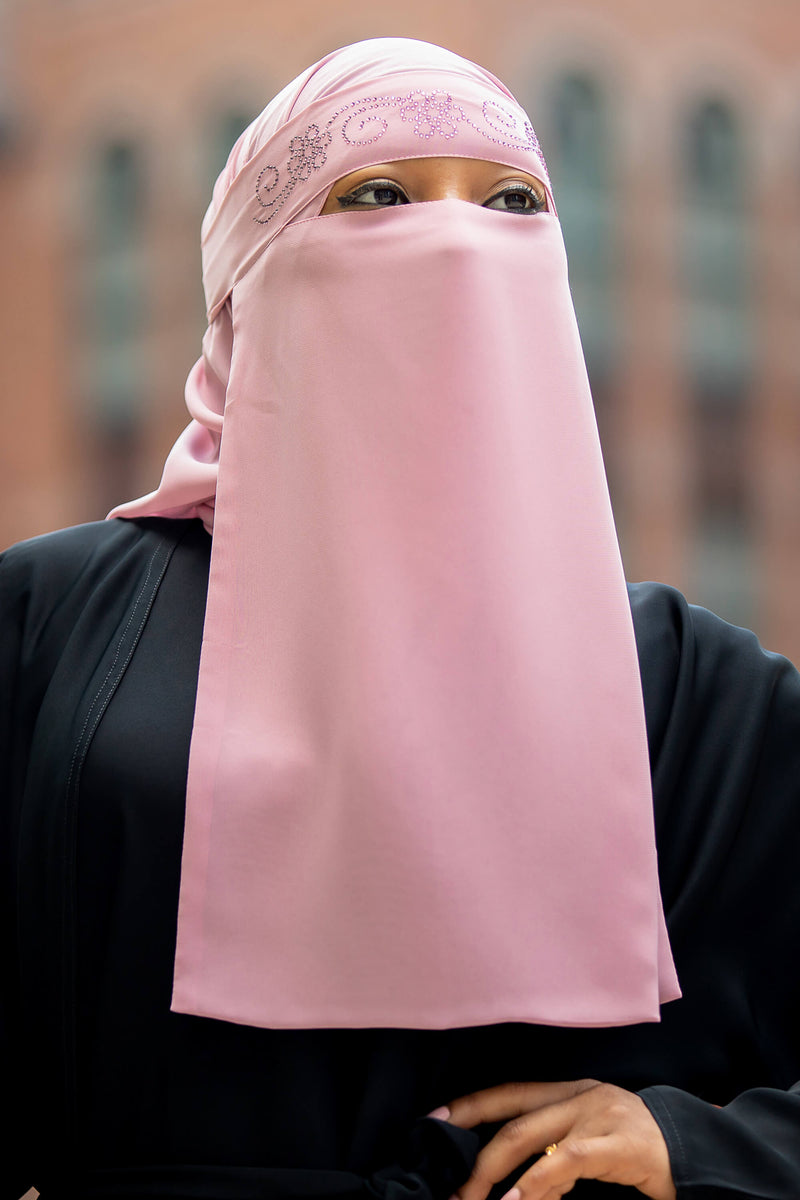 Lavia Niqab Set in Blush