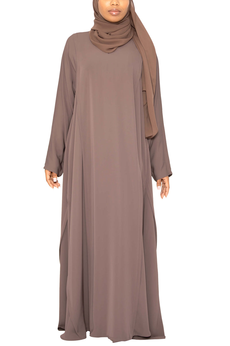 Enari Abaya in Chestnut