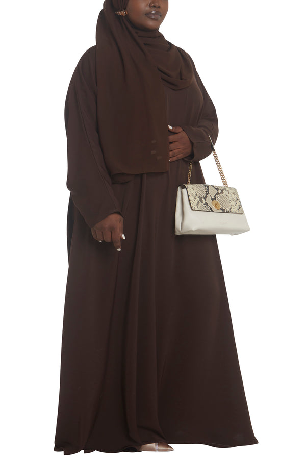 Madison in Chocolate_Curvy | Al Shams Abayas 1