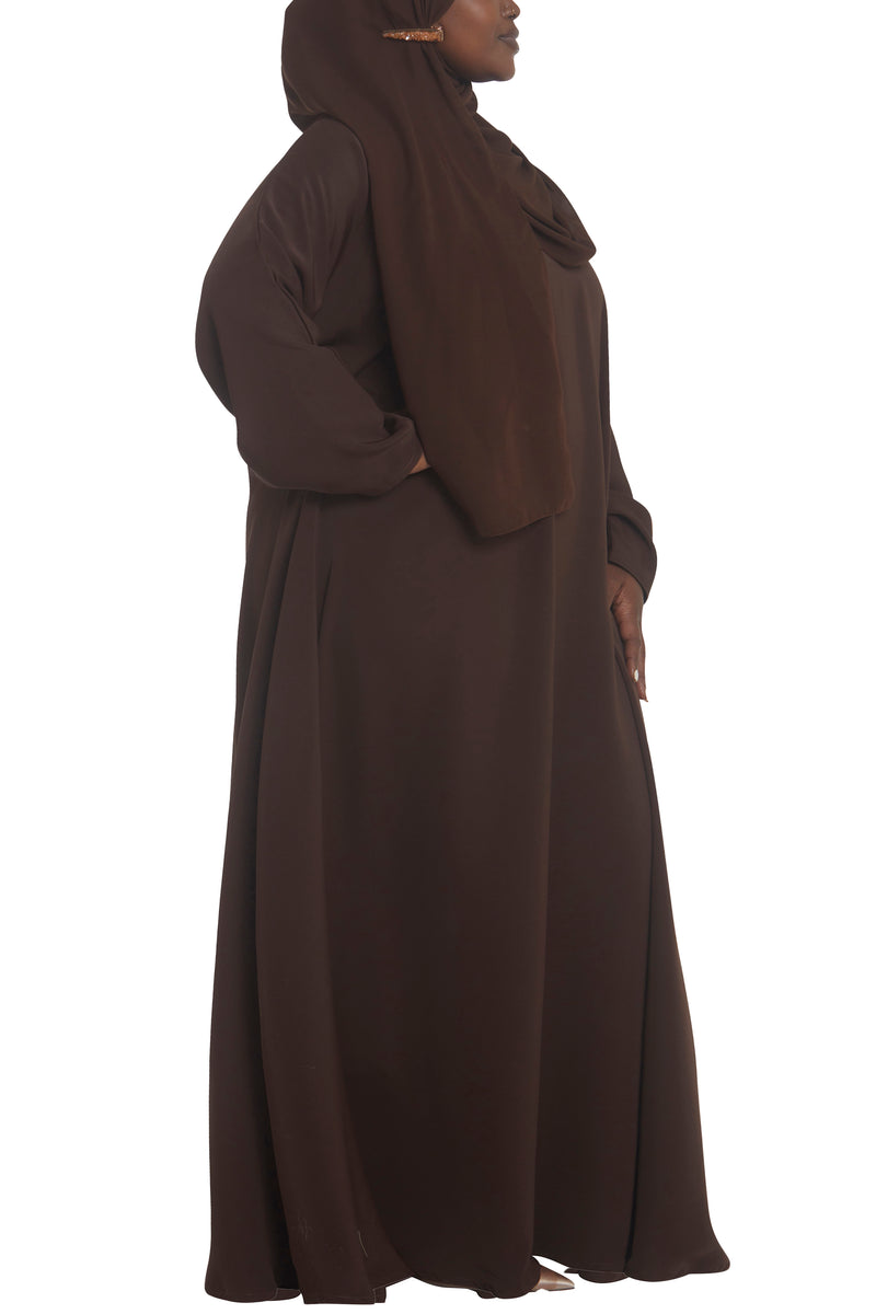 Madison in Chocolate_Curvy | Al Shams Abayas 3