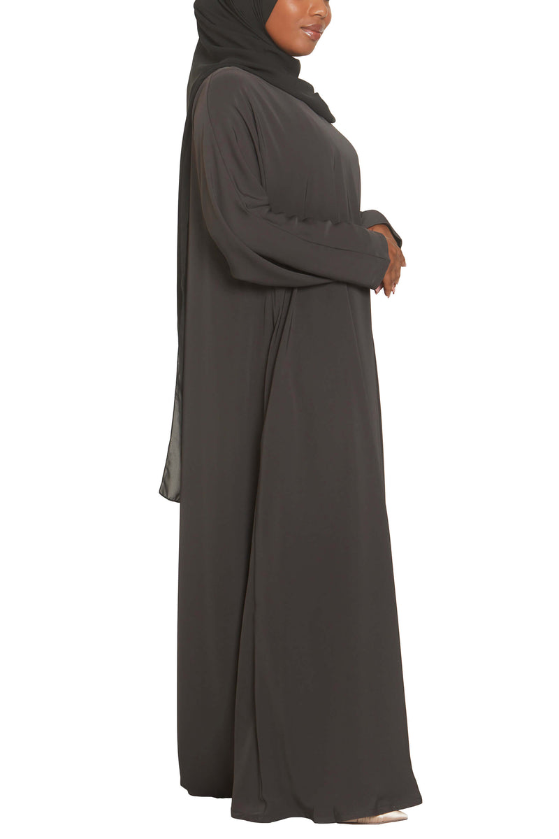 Madison Abaya in Olive with Pockets