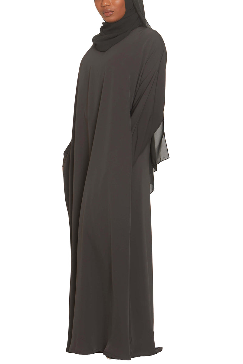 Madison Abaya in Olive with Pockets