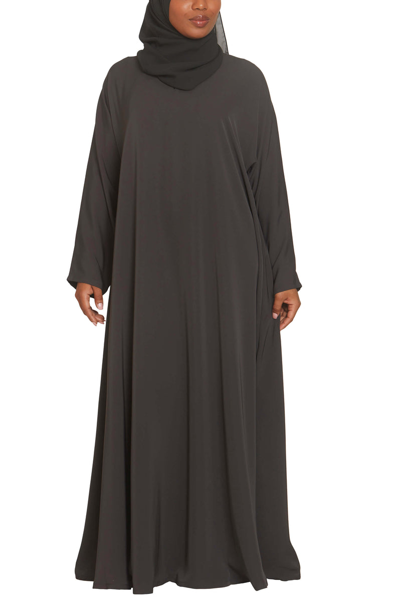 Madison Abaya in Olive with Pockets