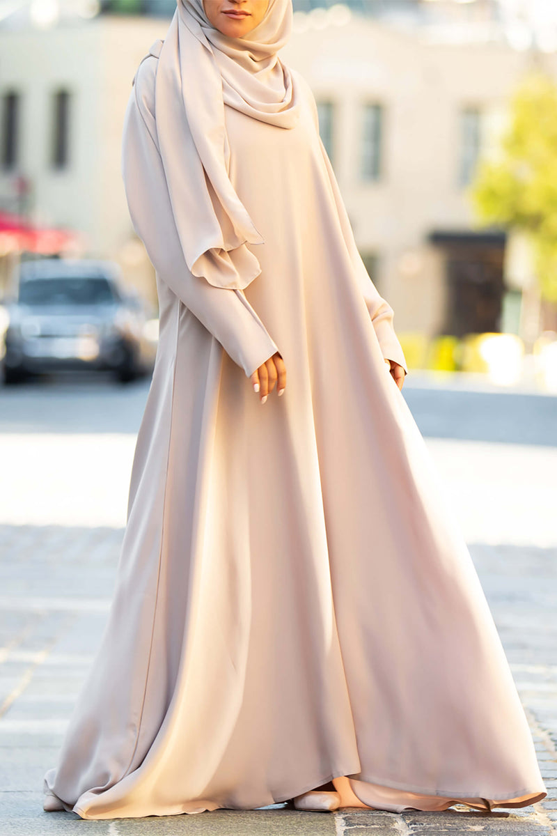 Madison Abaya in Arabian Sand | Al Shams Abayas 6