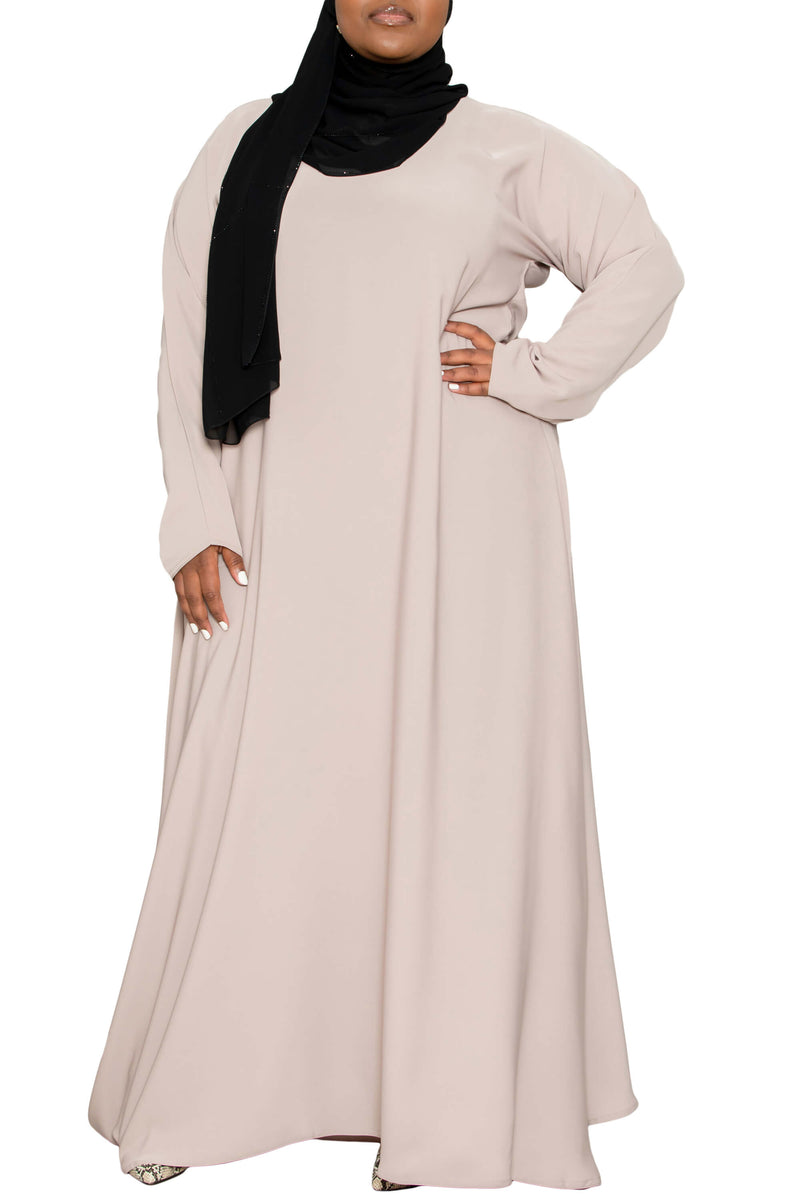 Madison in Arabian Sand Curvy | Al Shams Abayas 1