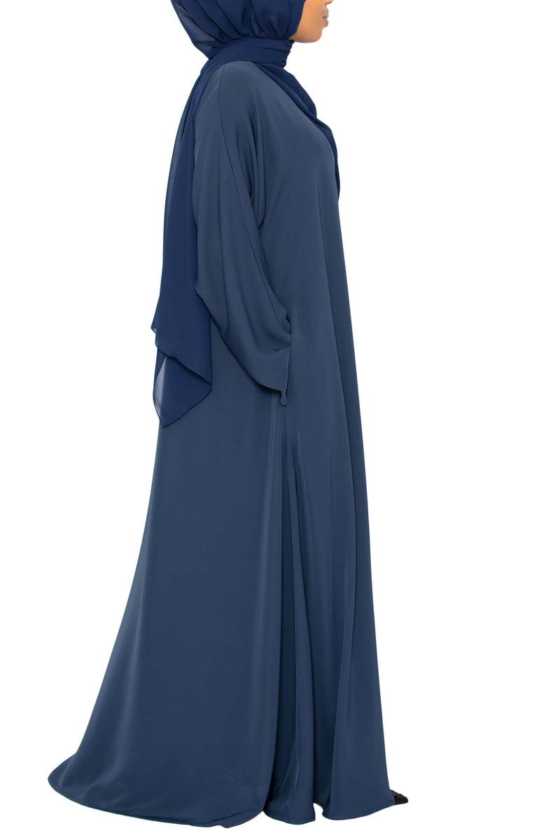 Madison Abaya in Navy with Pockets