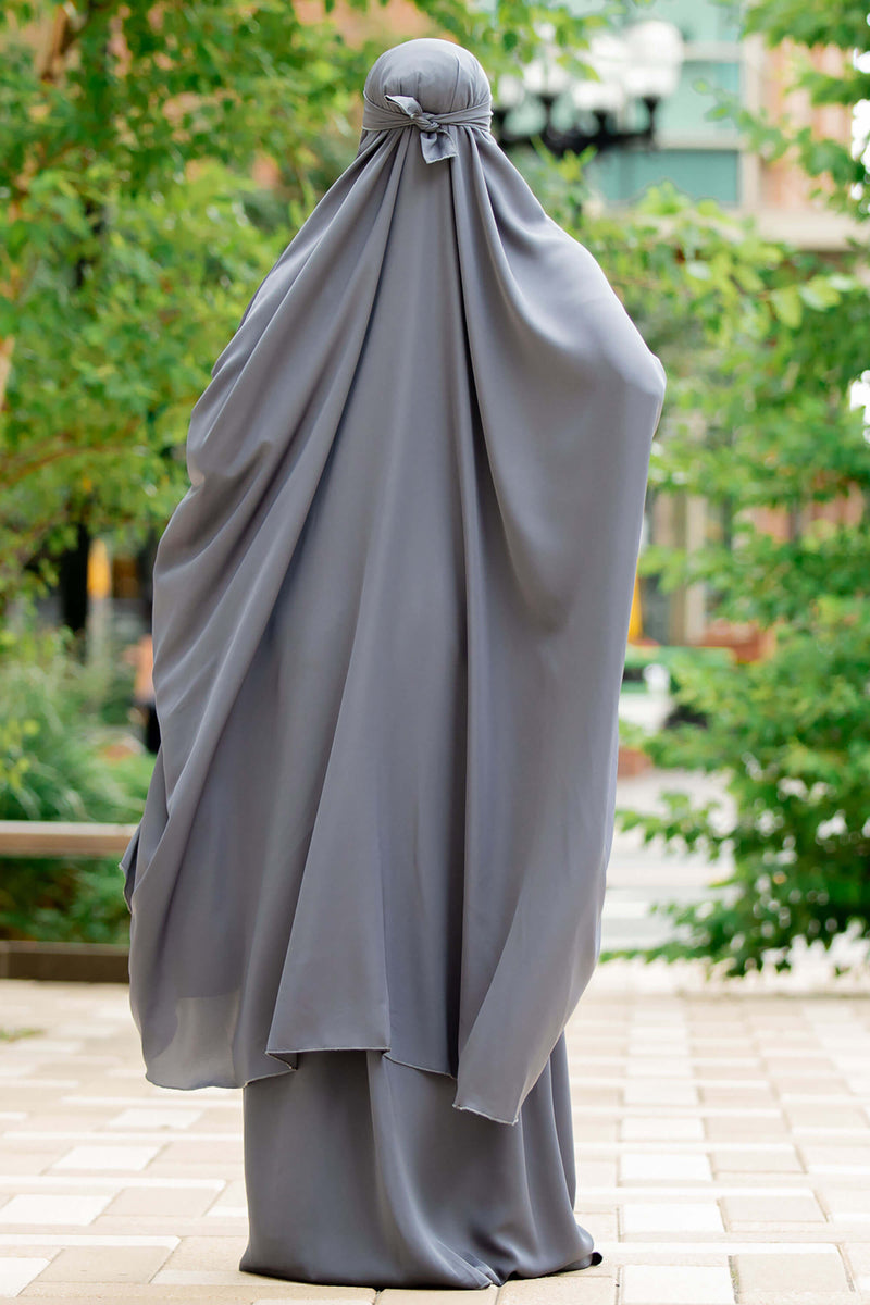 Mahasen Jilbab in Dark Grey | Al Shams_3