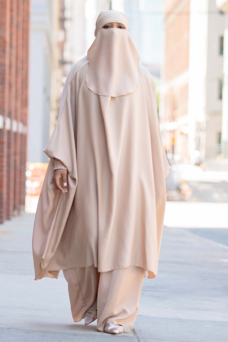 Mahasen Jilbab in Arabian Sand | Al Shams Abayas 4