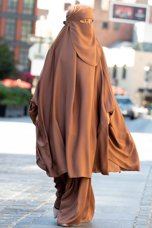 Mahasen Jilbab in Caramel | Al Shams Abayas 3