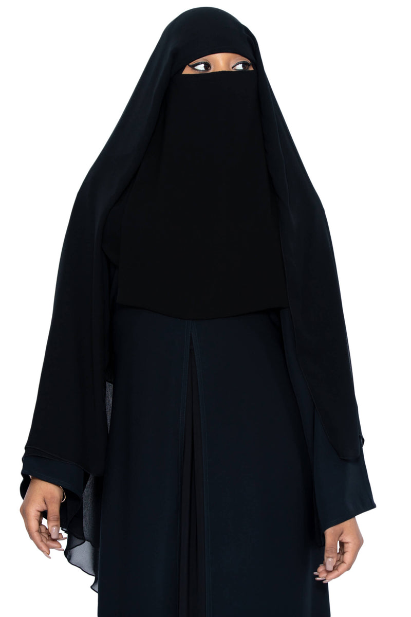 Muhessa Double Layer Niqab | Al Shams Abayas 5