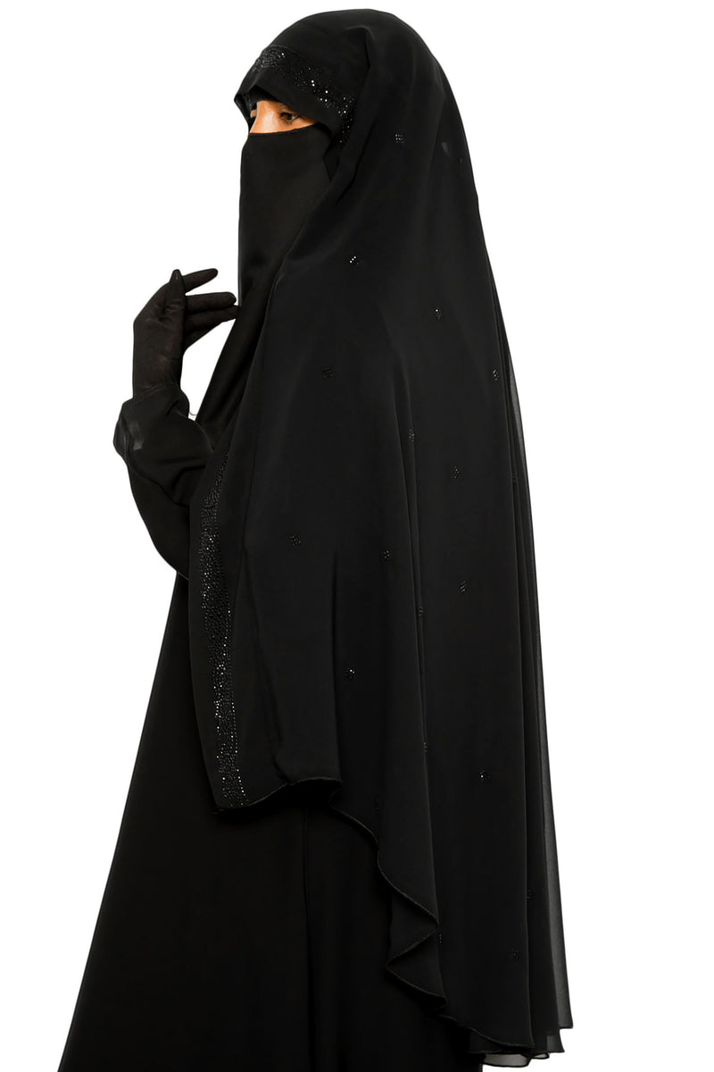 Nima Ghashwa Black | Al Shams Abayas 1