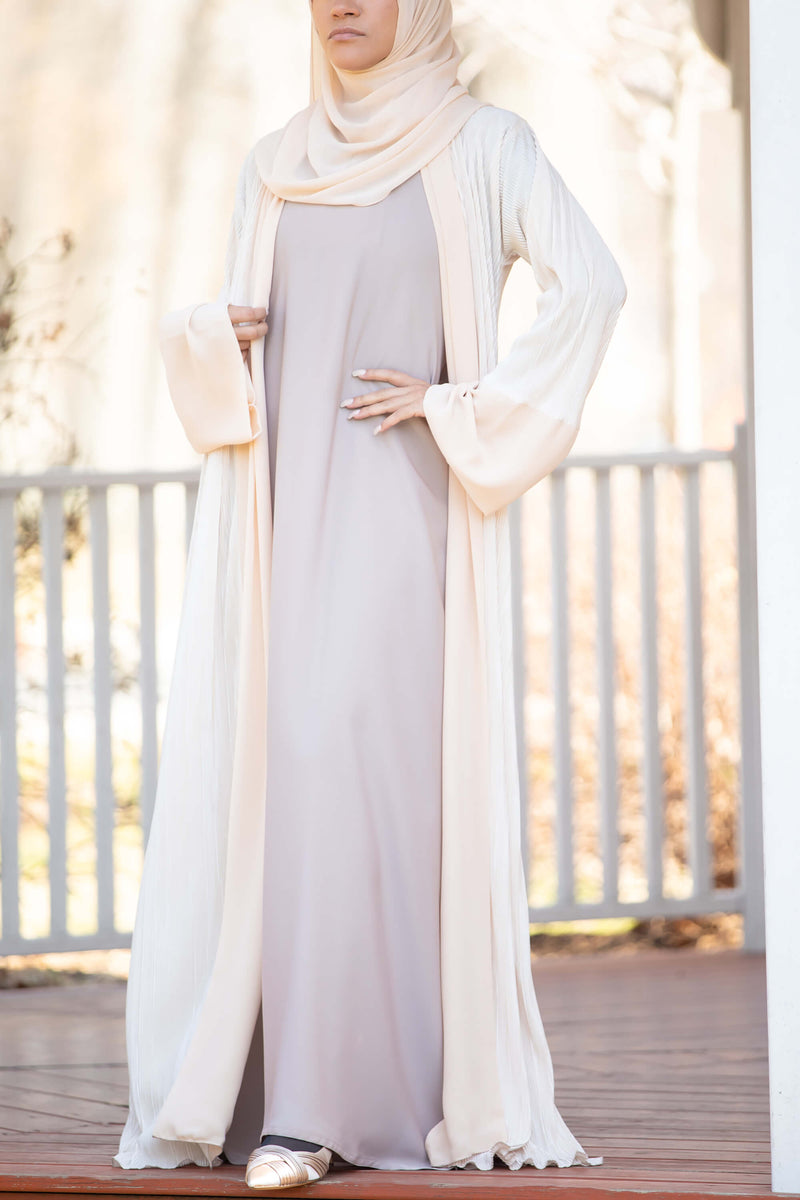 Nina Duster Cream | Al Shams Abayas 2