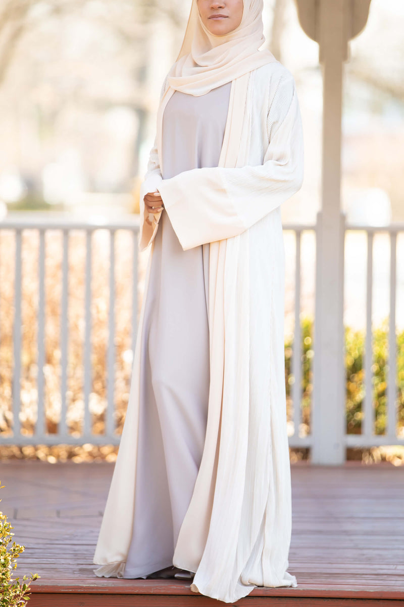 Nina Duster Cream | Al Shams Abayas 1