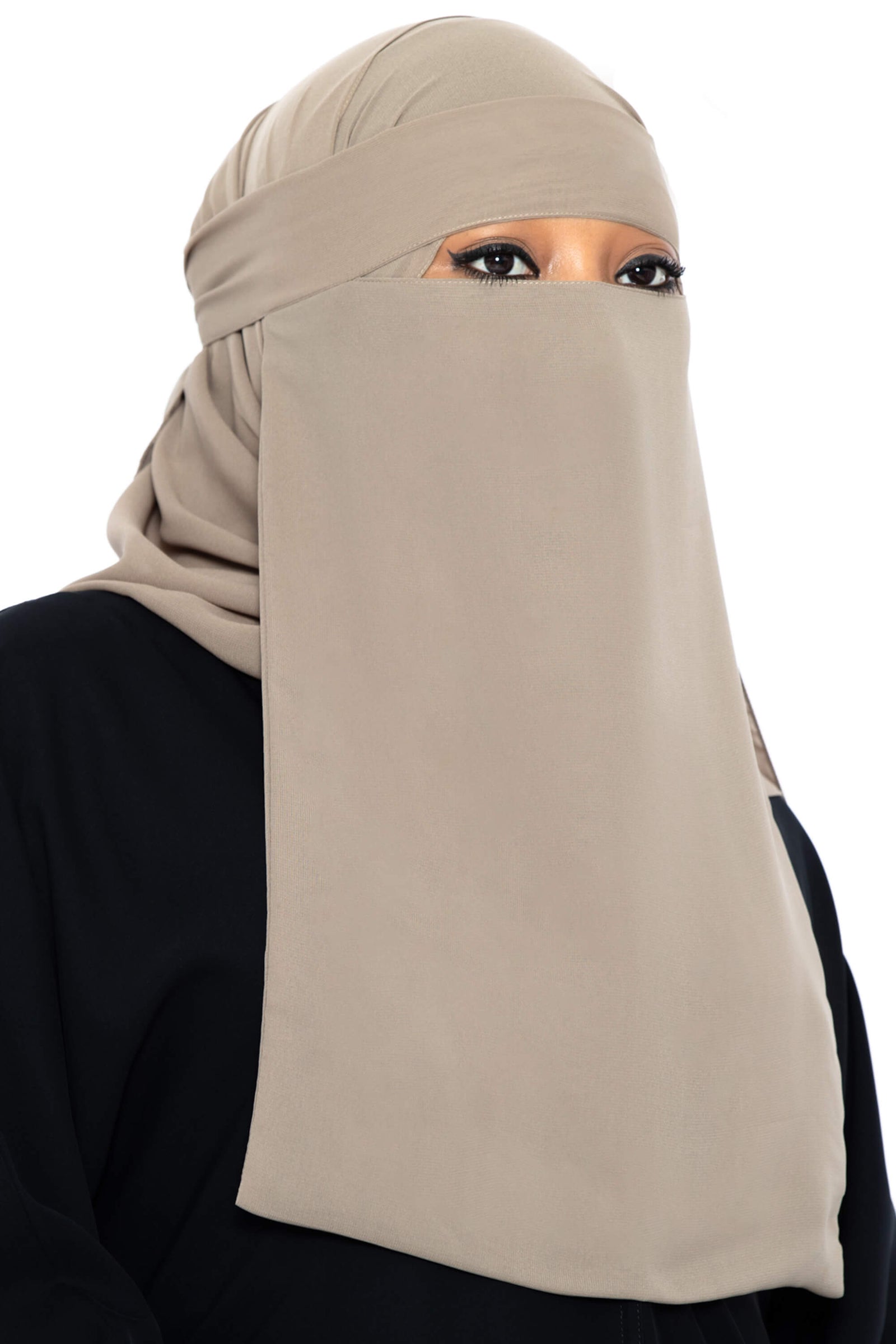 Najai Niqab Set - Taupe – Al Shams Abayas