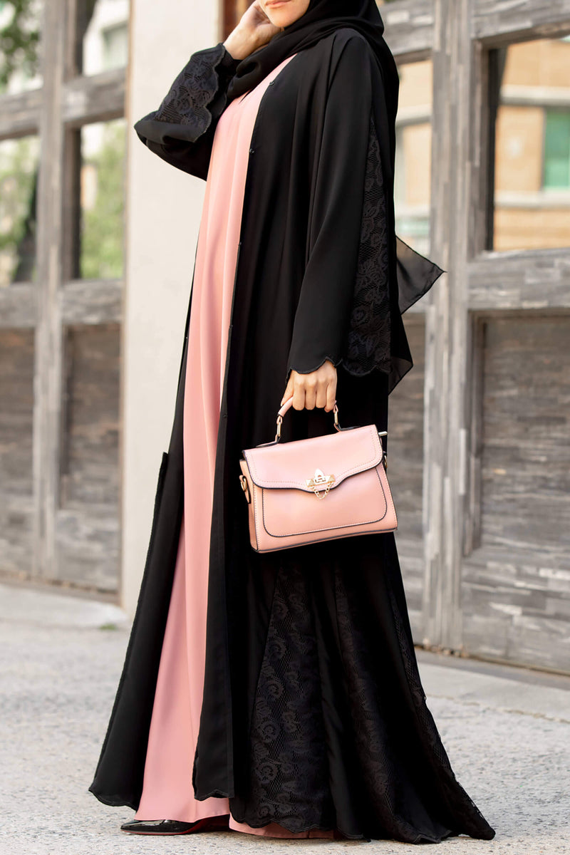 Essential Maxi in Soft Blush | Al Shams Abayas 4