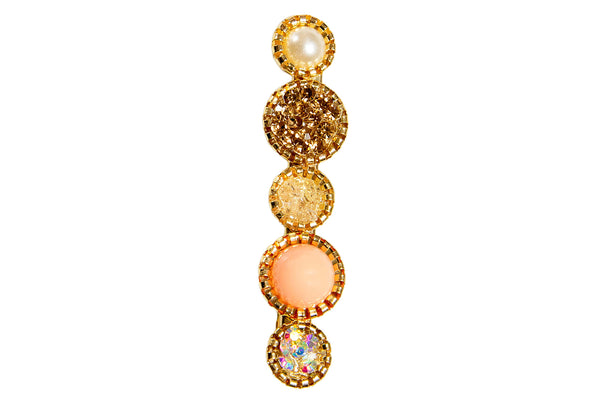 Peach Pearl Clip