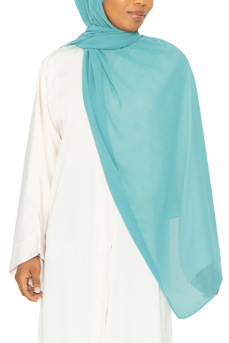 Essential Hijab Sea Breeze | Al Shams Abayas 8