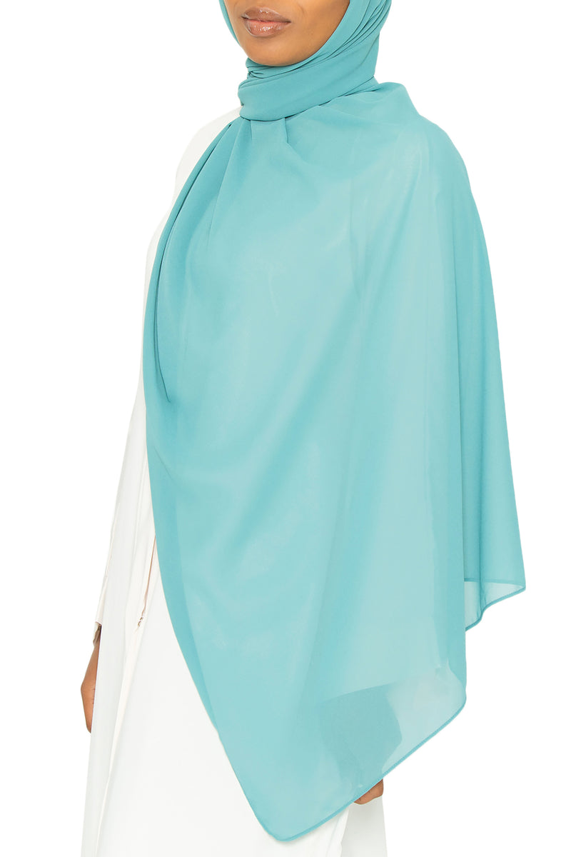 Essential Hijab Sea Breeze | Al Shams Abayas 7
