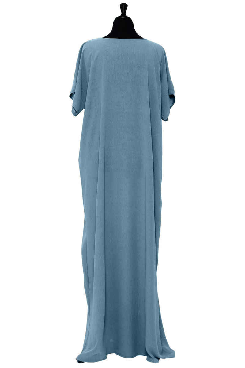 Short Sleeve Dress in  Lady Blue