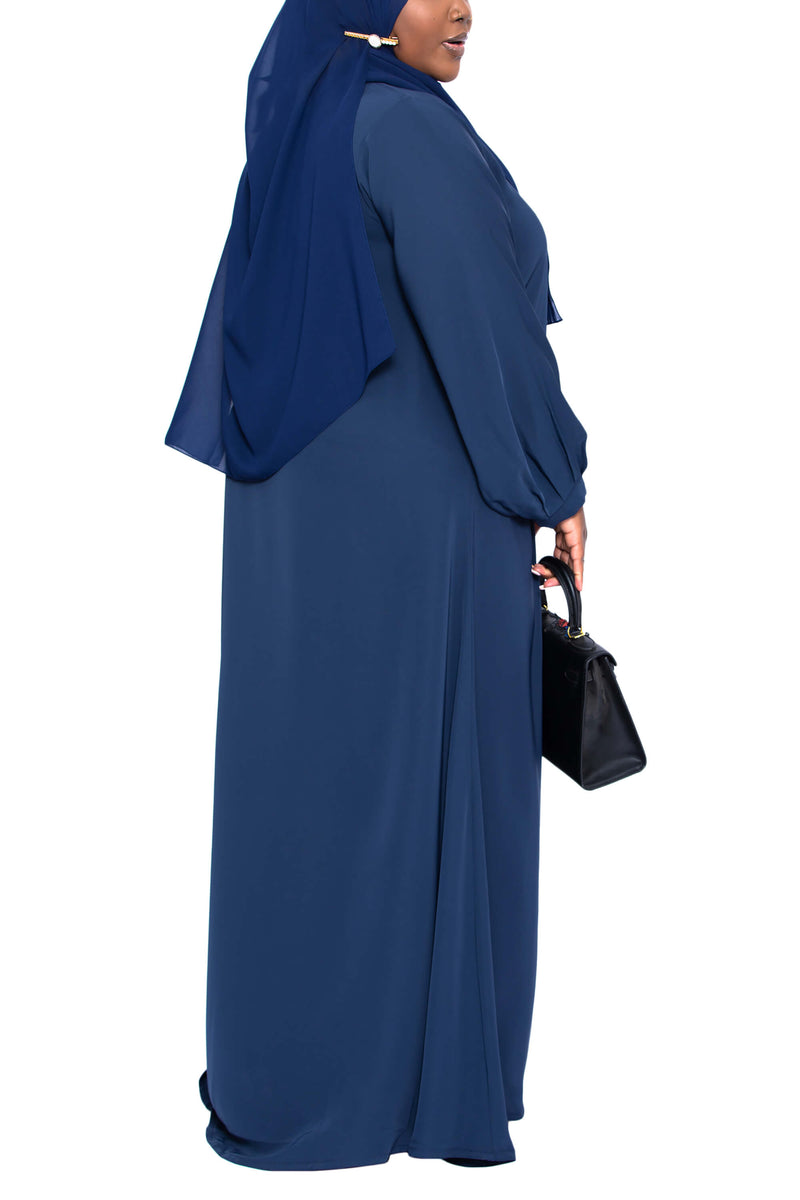 Sienna Abaya in Navy Curvy | Al Shams 3