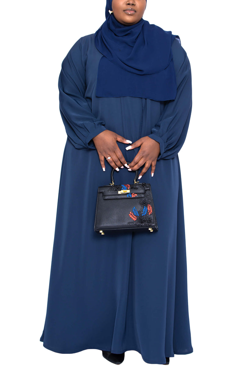 Sienna Abaya in Navy Curvy | Al Shams 4