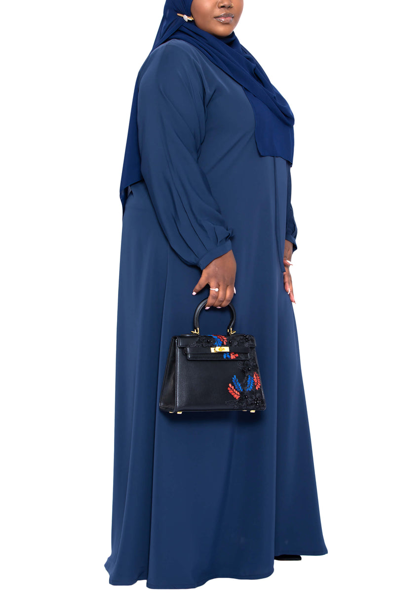 Sienna Abaya in Navy Curvy | Al Shams 5