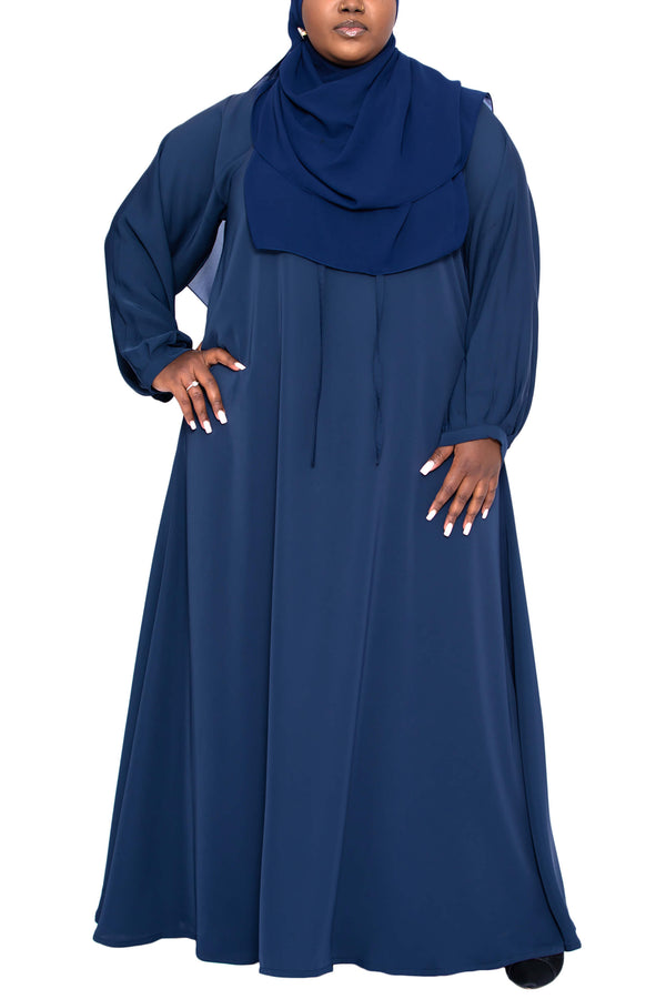 Sienna Abaya in Navy Curvy | Al Shams 2