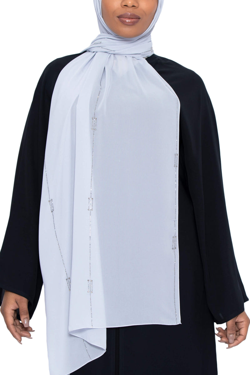 Sincerity in Soft Grey | Al Shams Abayas 1