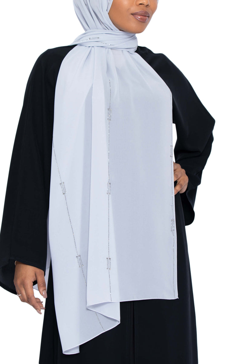 Sincerity in Soft Grey | Al Shams Abayas 2