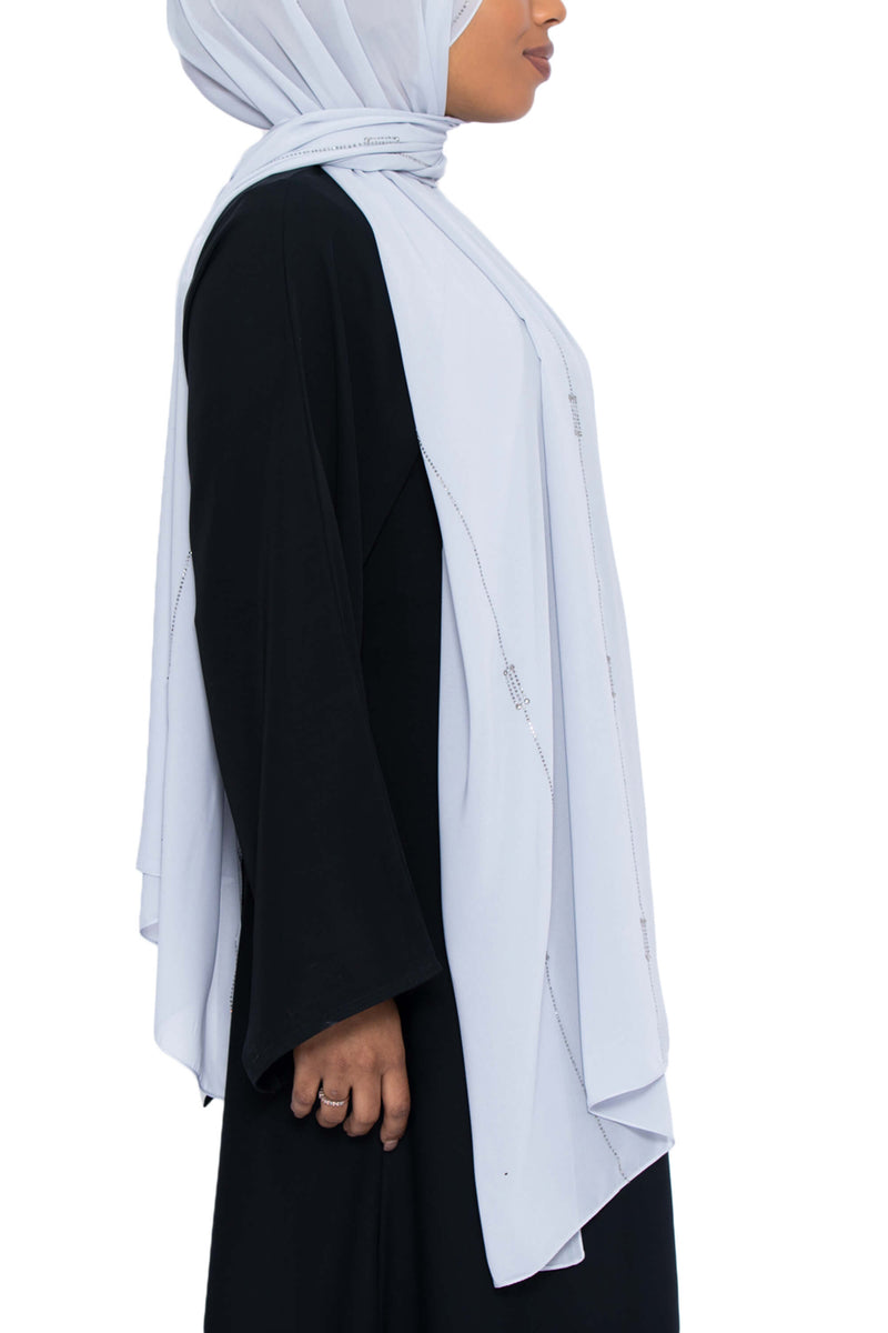 Sincerity in Soft Grey | Al Shams Abayas 3