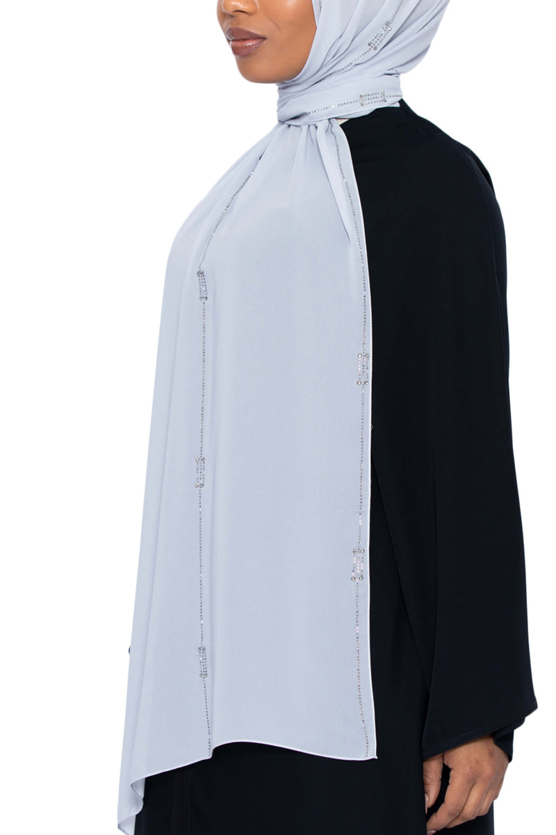 Sincerity in Soft Grey | Al Shams Abayas 4