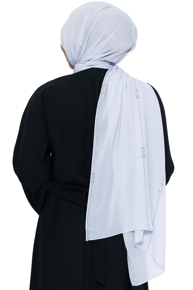 Sincerity in Soft Grey | Al Shams Abayas 5