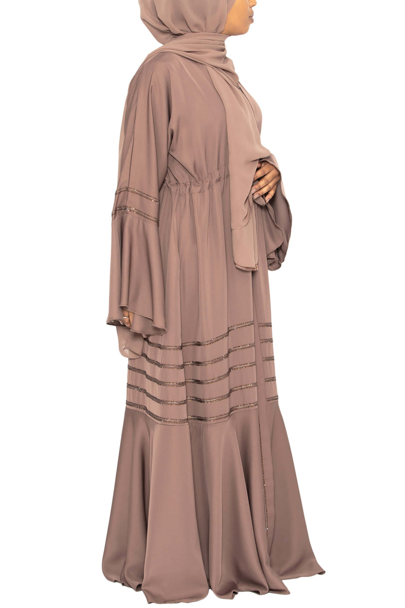Suhayla in Warm Caramel | Al Shams Abayas 1