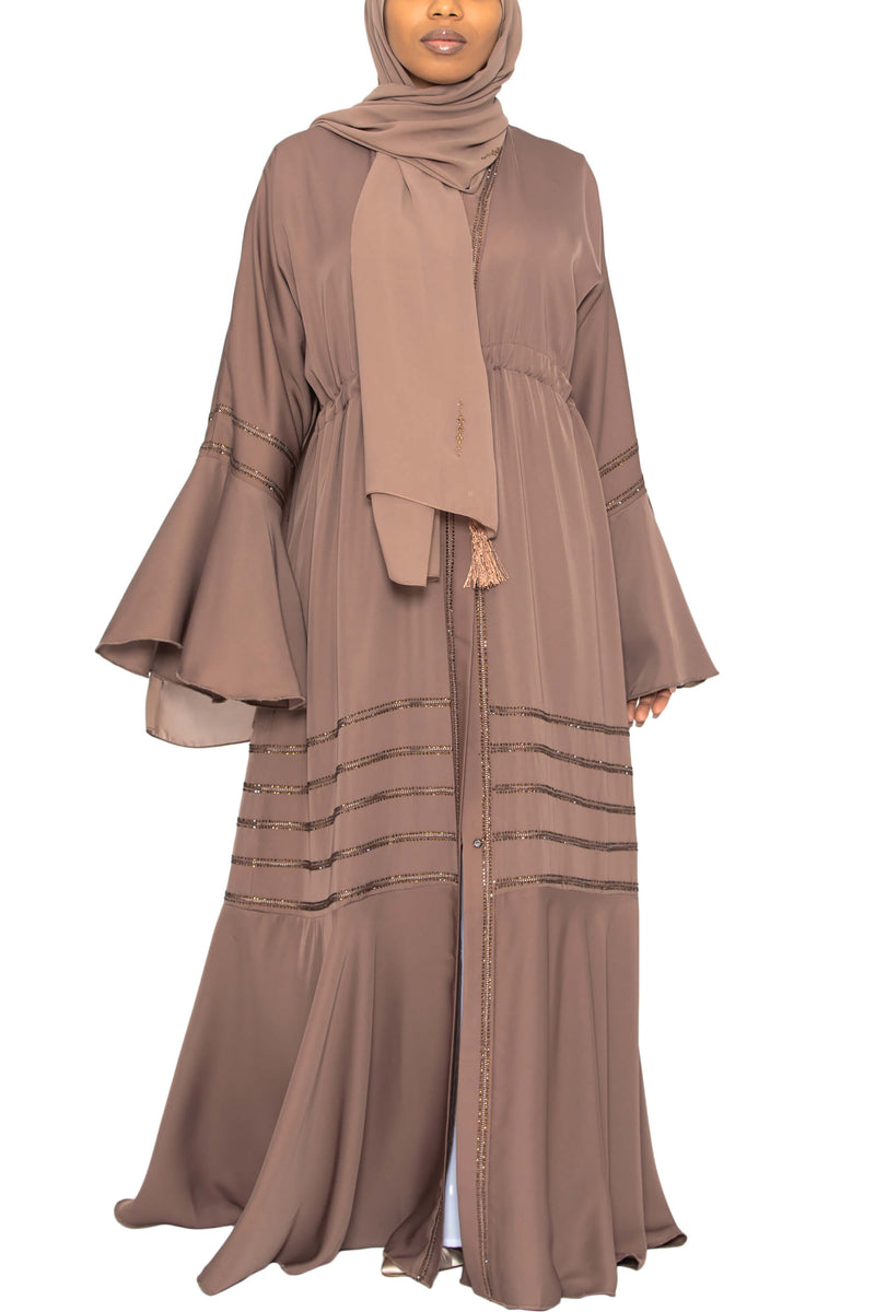 Suhayla in Warm Caramel | Al Shams Abayas