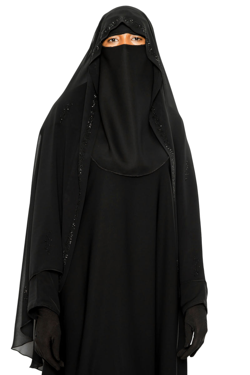 Tara Ghashwa Black | Al Shams Abayas 5