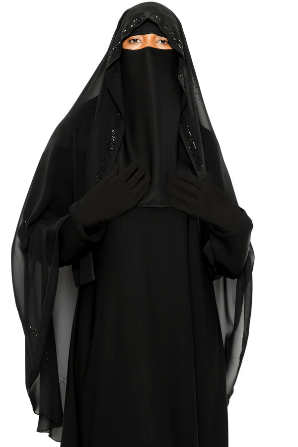 Tara Ghashwa Black | Al Shams Abayas 1