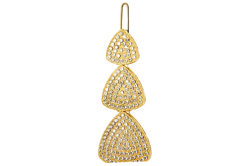 Triple Bling Triangle Clip