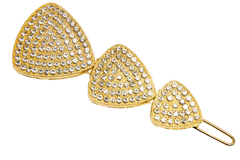 Triple Bling Triangle Clip