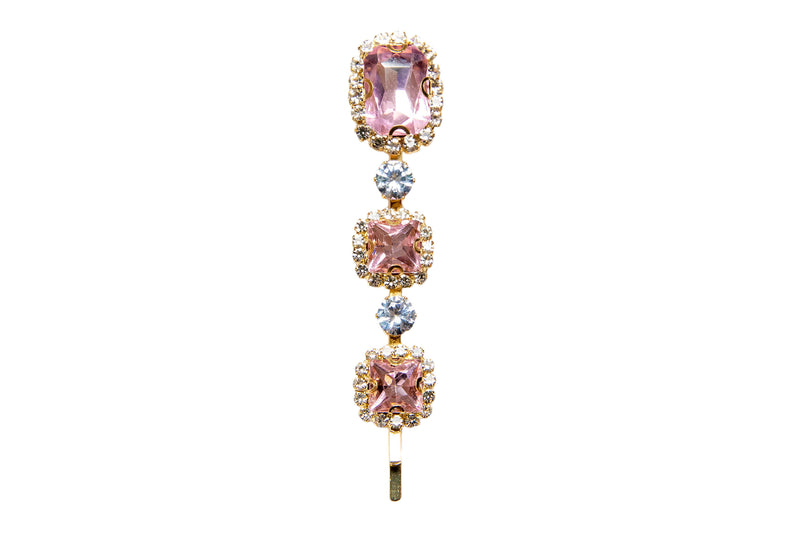 Blush Triple Crystal Pin