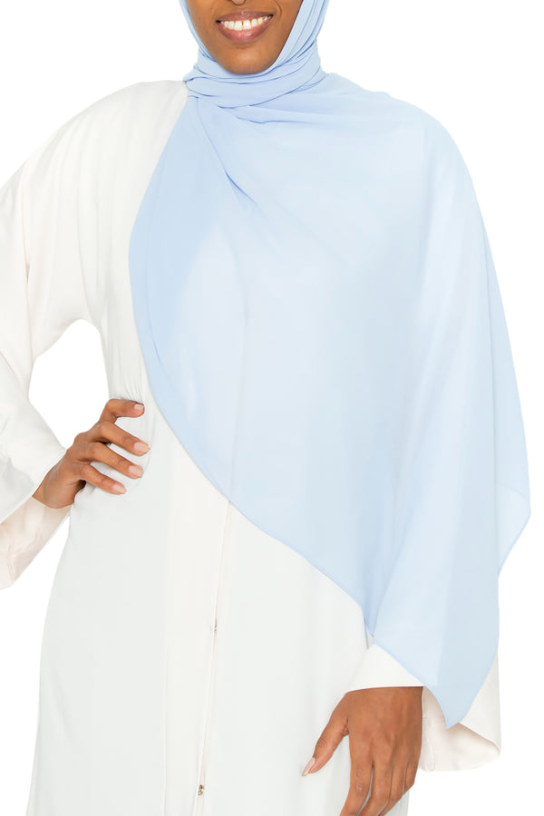 Essential Hijab Azure | Al Shams Abayas 1