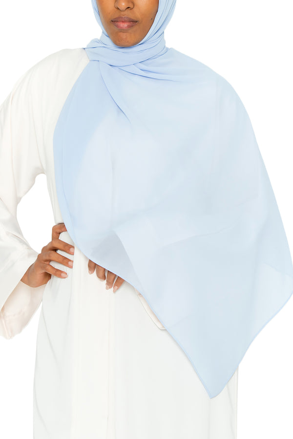 Essential Hijab Azure | Al Shams Abayas 5