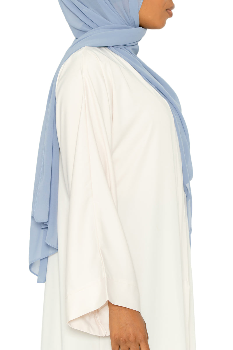 Essential Hijab Dusty blue | Al Shams Abayas 2