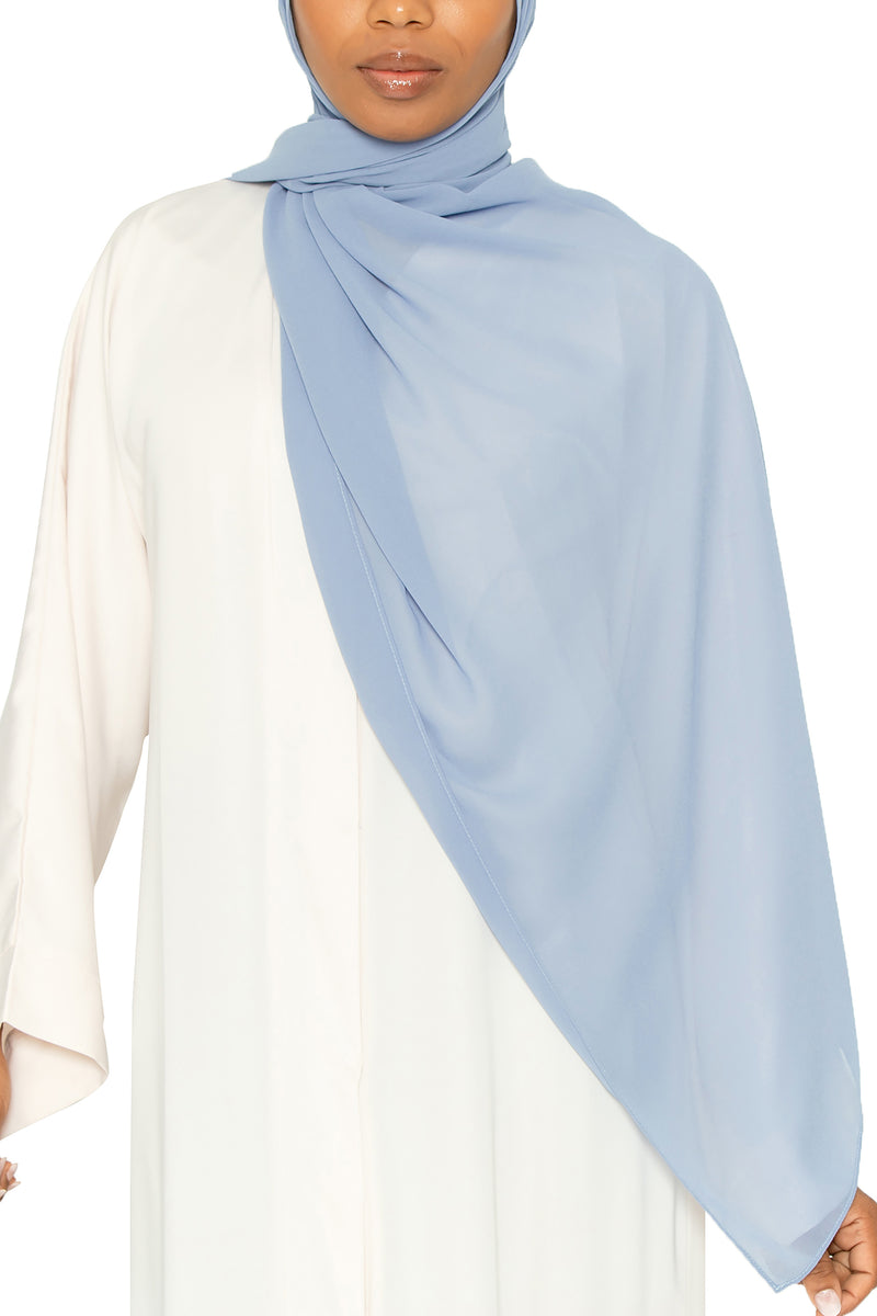 Essential Hijab Dusty blue | Al Shams Abayas 5