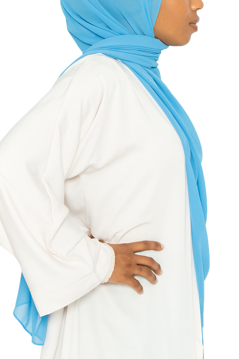 Essential Hijab Ocean Blue | Al Shams Abayas 3