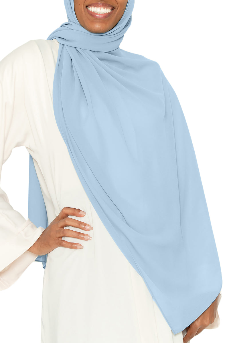 Essential Hijab -  Pearl Blue