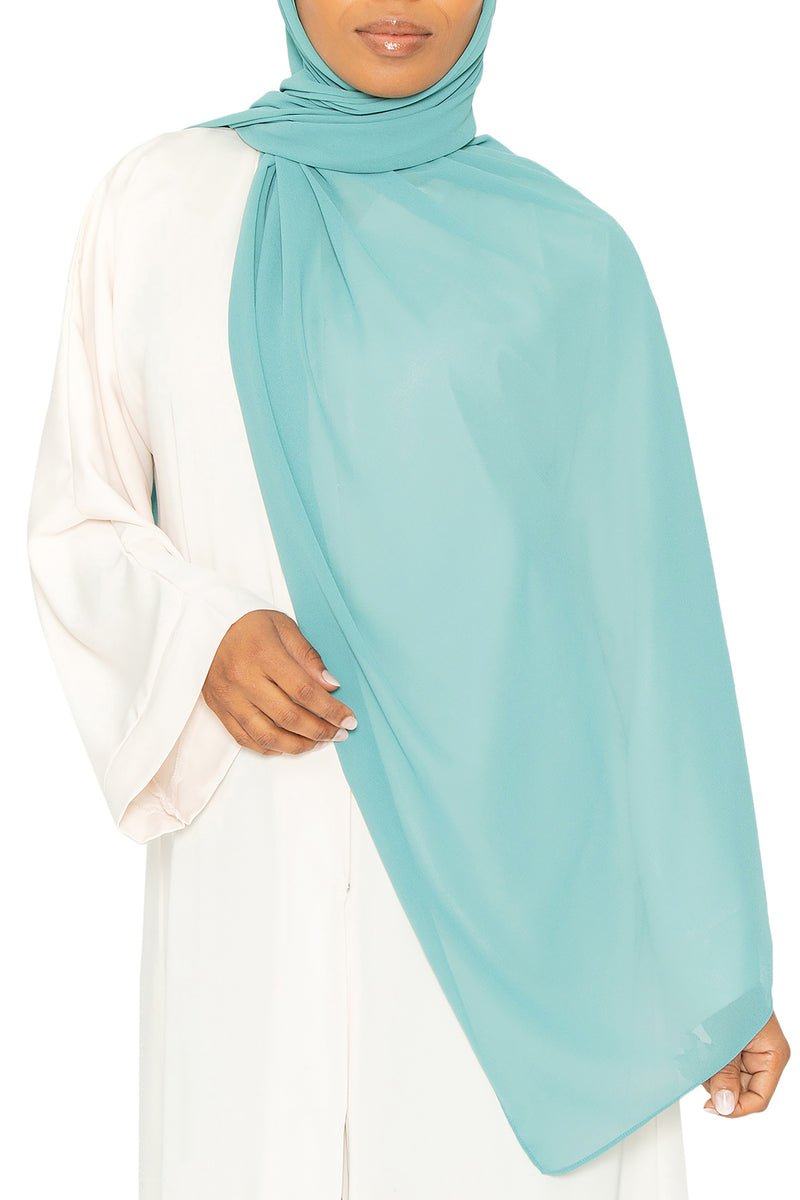 Essential Hijab Sea Breeze | Al Shams Abayas 9