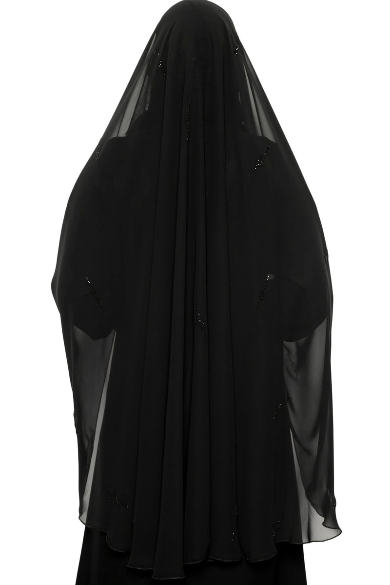 Serenity Ghashwa Black | Al Shams Abayas 3